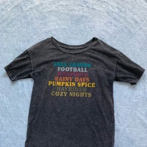 Dark gray Fall shirt!